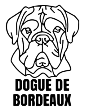 imagem do arquivo vetor para download Cabeça de cão em vetor Dogue De Bordeaux