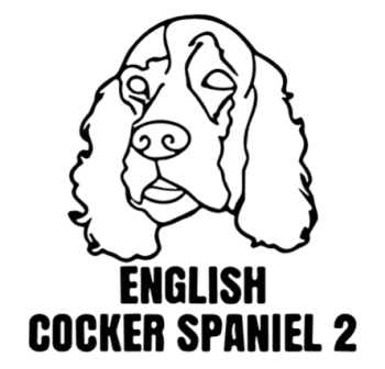 imagem do arquivo vetor para download Cabeça de cão em vetor English Cocker Spaniel 2 