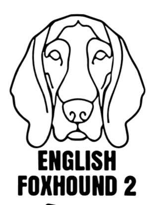 imagem do arquivo vetor para download Cabeça de cão em vetor English Foxhound 2