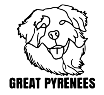 imagem do arquivo vetor para download Cabeça de cão em vetor Great Pyrenees