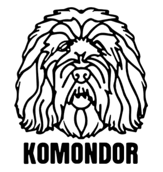 imagem do arquivo vetor para download Cabeça de cão em vetor Komondor