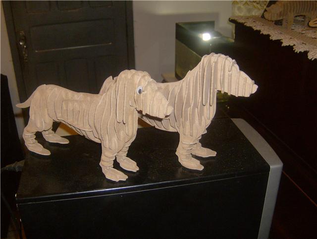 imagem do arquivo vetor para download Cachorro Basset 3D