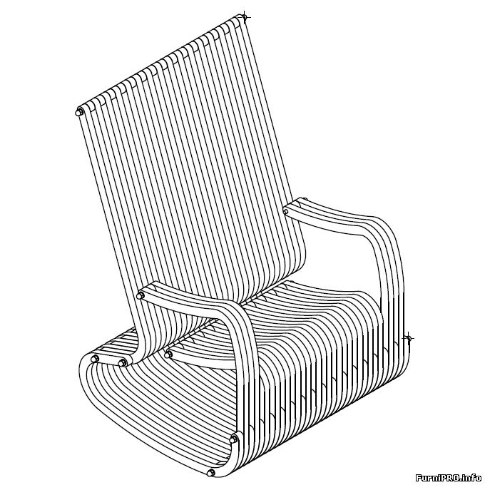 imagem do arquivo vetor para download Cadeira de jardim