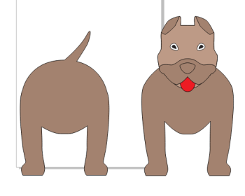 imagem do arquivo vetor para download Caixa Cão American Bully