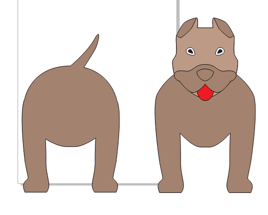 imagem do arquivo vetor para download Caixa Cão American Bully