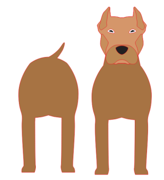 imagem do arquivo vetor para download Caixa Cão American Pit Bull Terrier