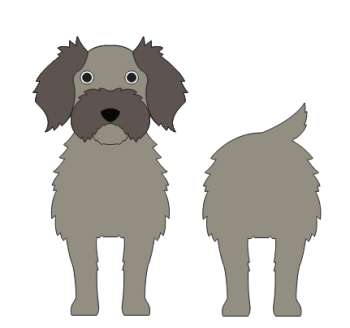 imagem do arquivo vetor para download Caixa cão Affenpoo