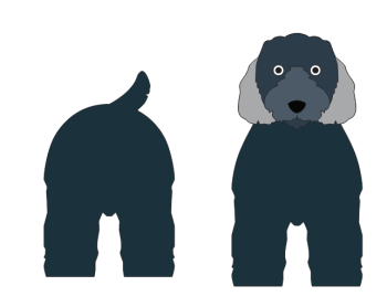 imagem do arquivo vetor para download Caixa cão Doxiepoo