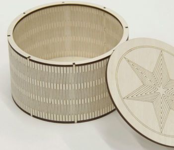 imagem do arquivo vetor para download Caixa de Ramadã em Corte a Laser
