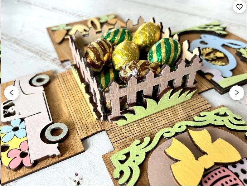 imagem do arquivo vetor para download Caixa explosão pascoa 