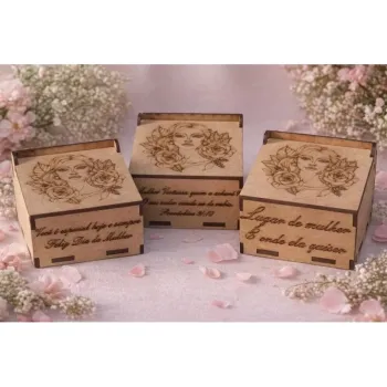 imagem do arquivo vetor para download Caixinhas MDF Dia da Mulher 