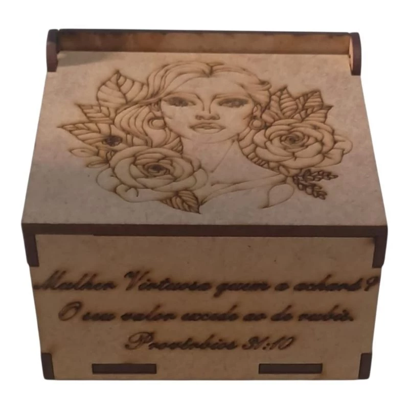 imagem do arquivo vetor para download Caixinhas MDF Dia da Mulher 