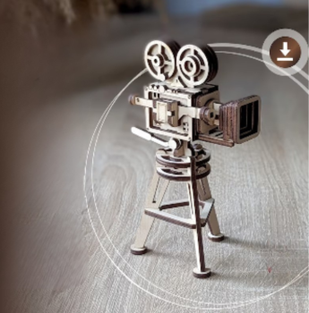 imagem do arquivo vetor para download Camera de vídeo retro Cinematografia