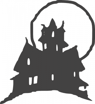 imagem do arquivo vetor para download Castelo de Halloween Clipart