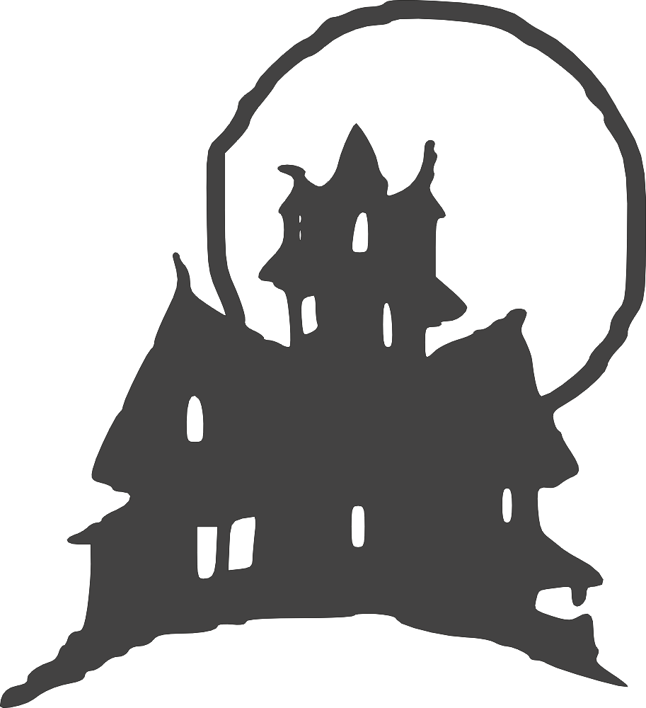 imagem do arquivo vetor para download Castelo de Halloween Clipart