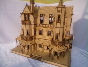 imagem do arquivo vetor para download Castelo em Corte a Laser