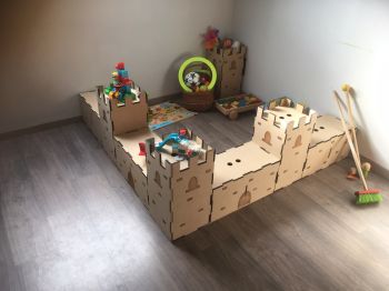 imagem do arquivo vetor para download Castelo lego grande