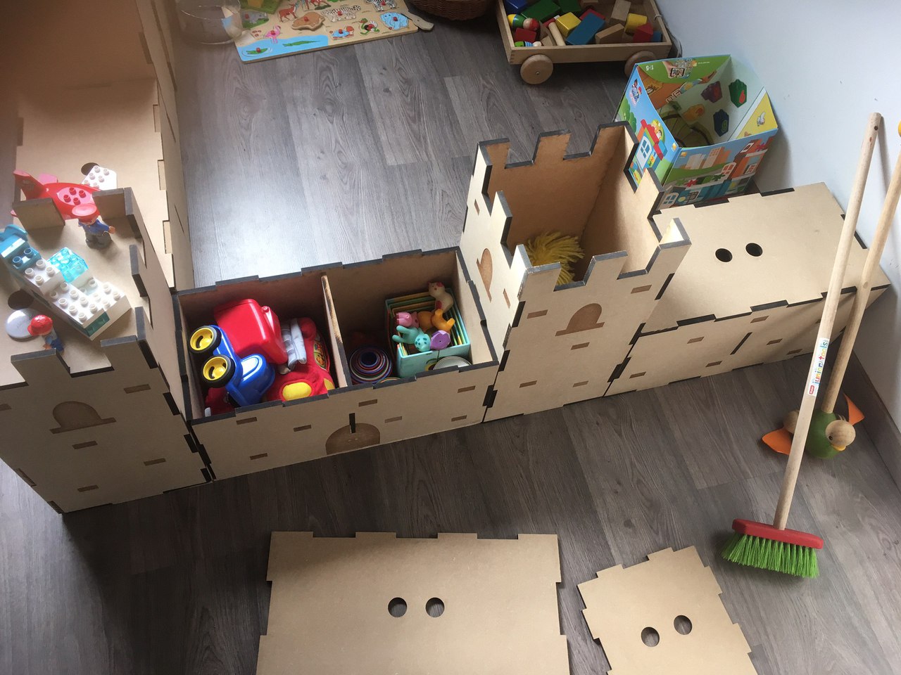 imagem do arquivo vetor para download Castelo lego grande