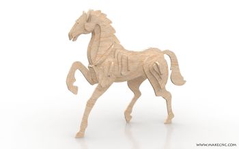 imagem do arquivo vetor para download Cavalo 3d