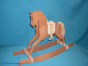 imagem do arquivo vetor para download Cavalo de Pau 3D