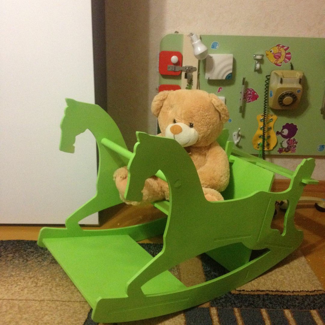 imagem do arquivo vetor para download Cavalo de balanço duplo