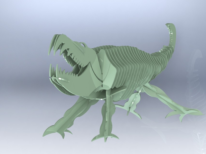 imagem do arquivo vetor para download Crocodilo 3D
