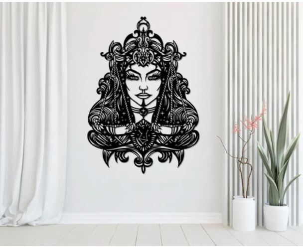 imagem do arquivo vetor para download Decoração de Parede Medusa