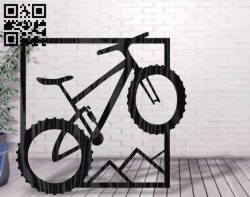 imagem do arquivo vetor para download Decoração de parede Bicicleta