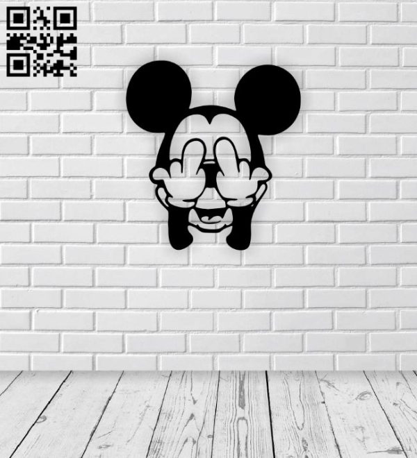 imagem do arquivo vetor para download Decoração de parede do Mickey mouse