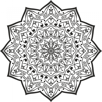 imagem do arquivo vetor para download Design de Mandala de Luxo