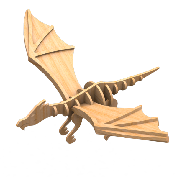 imagem do arquivo vetor para download Dragao 3D