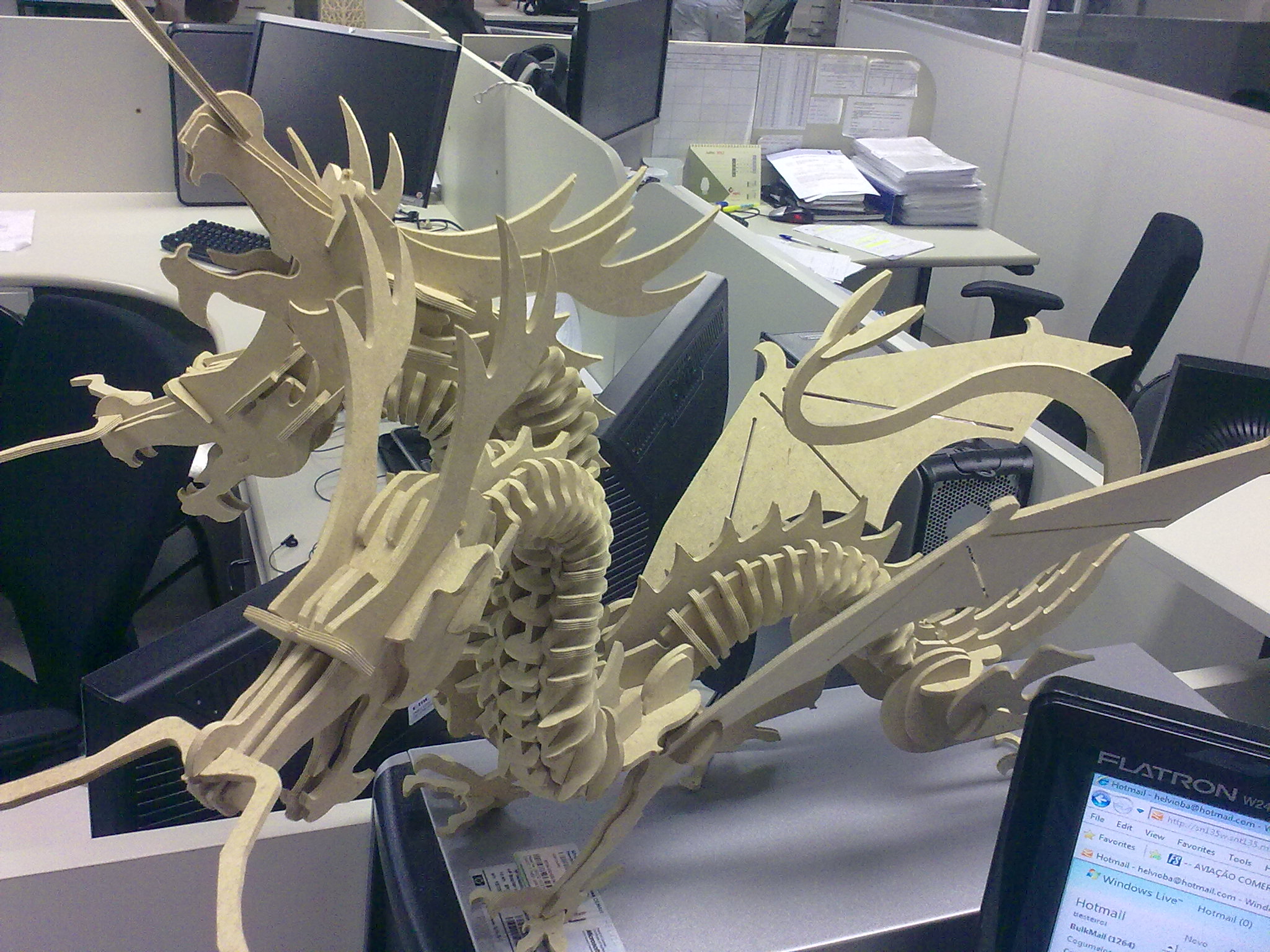 imagem do arquivo vetor para download Dragão 3D