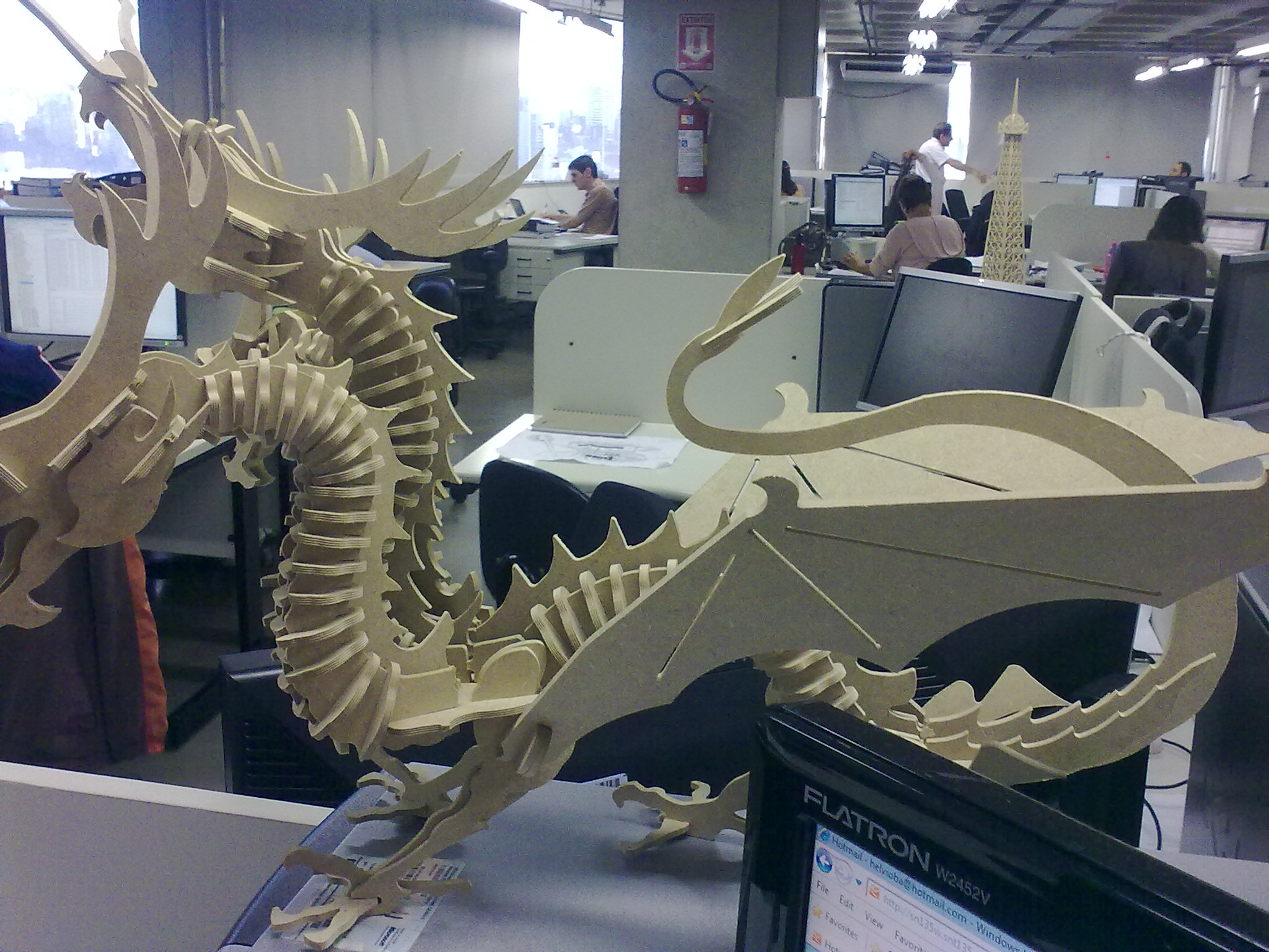 imagem do arquivo vetor para download Dragão 3D