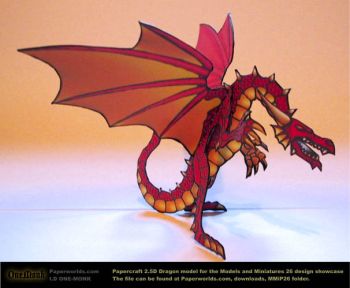 imagem do arquivo vetor para download Dragão 3D