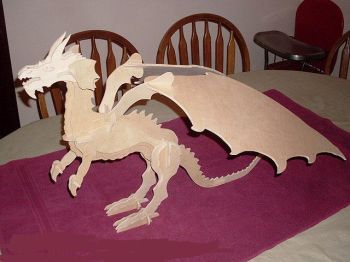 imagem do arquivo vetor para download Dragão 3D