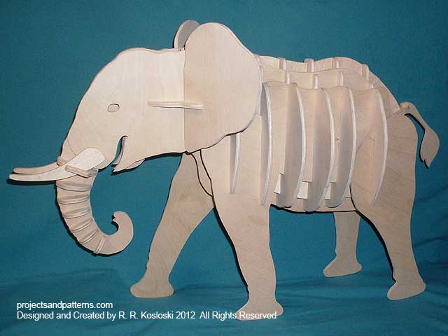 imagem do arquivo vetor para download Elefante 3D