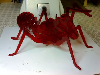 imagem do arquivo vetor para download Formiga 3D
