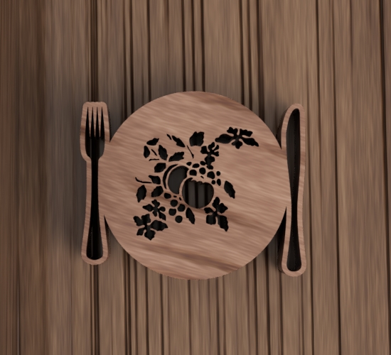 imagem do arquivo vetor para download Jogo de mesa decorativo