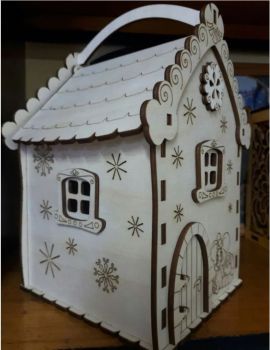 imagem do arquivo vetor para download Layout de Casa Doce de Doces para Corte a Laser