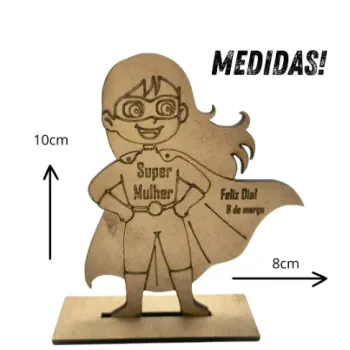 imagem do arquivo vetor para download Lembrancinha DIA DA MULHER MDF