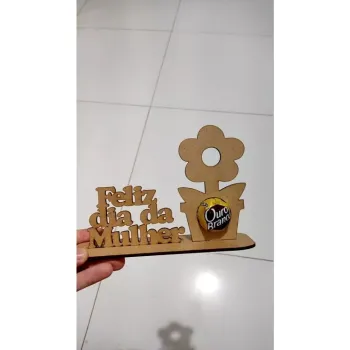 imagem do arquivo vetor para download Lembrancinha Porta Bombom Dia Da Mulher Em Mdf Crú