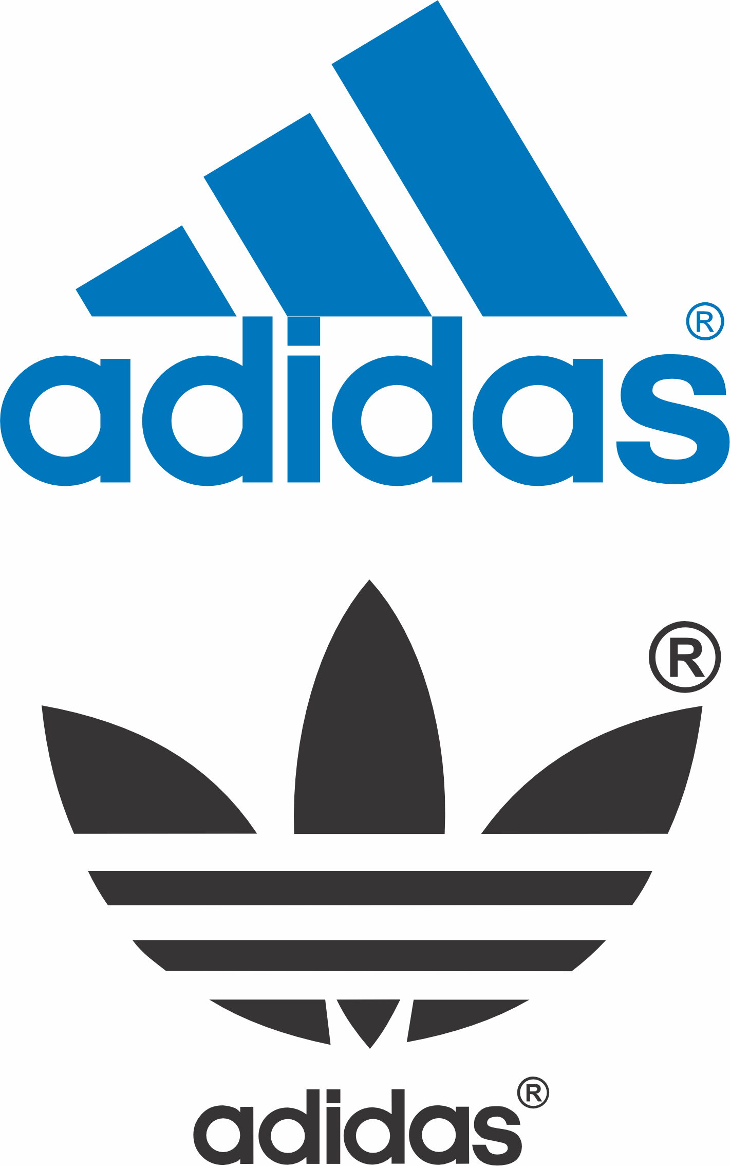 imagem do arquivo vetor para download Logo Adidas