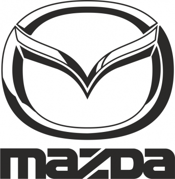 imagem do arquivo vetor para download Logo Mazda Preto