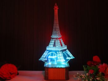 imagem do arquivo vetor para download Luminária 3D Torre Eiffel  3mm