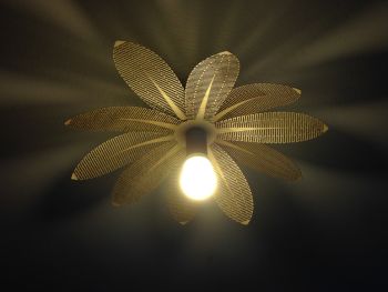 imagem do arquivo vetor para download Luminária de Flores Cortada a Laser Flower Laser