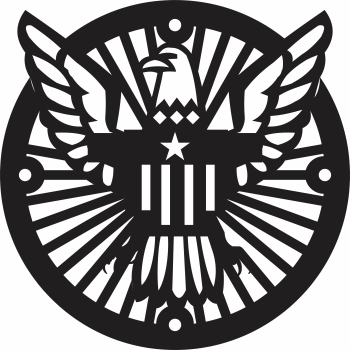 imagem do arquivo vetor para download Mandala Águia Patriótica