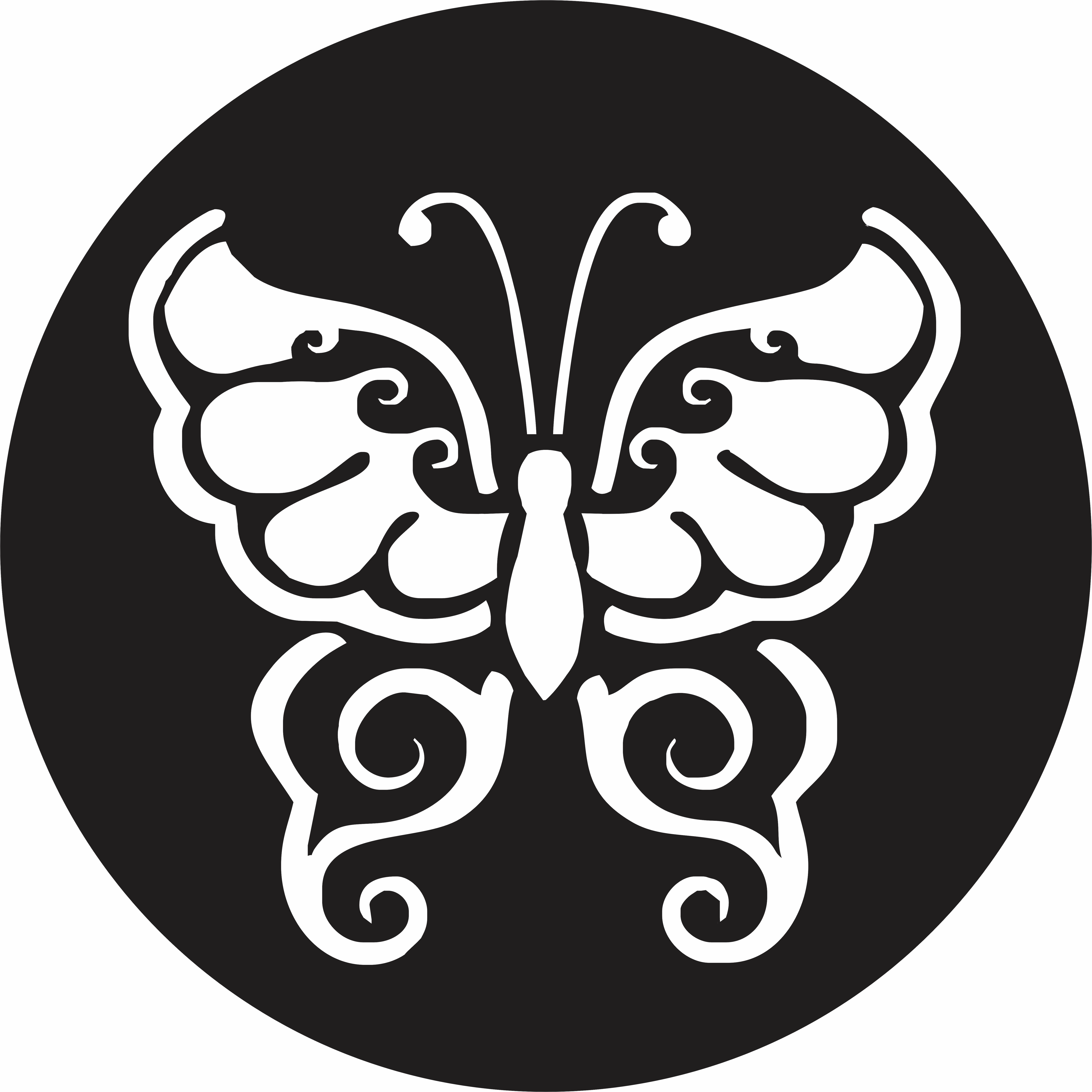 imagem do arquivo vetor para download Mandala Borboleta Imperial