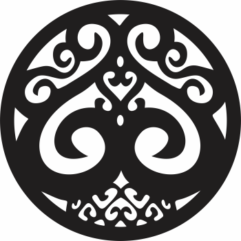 imagem do arquivo vetor para download Mandala Brasão de Coração