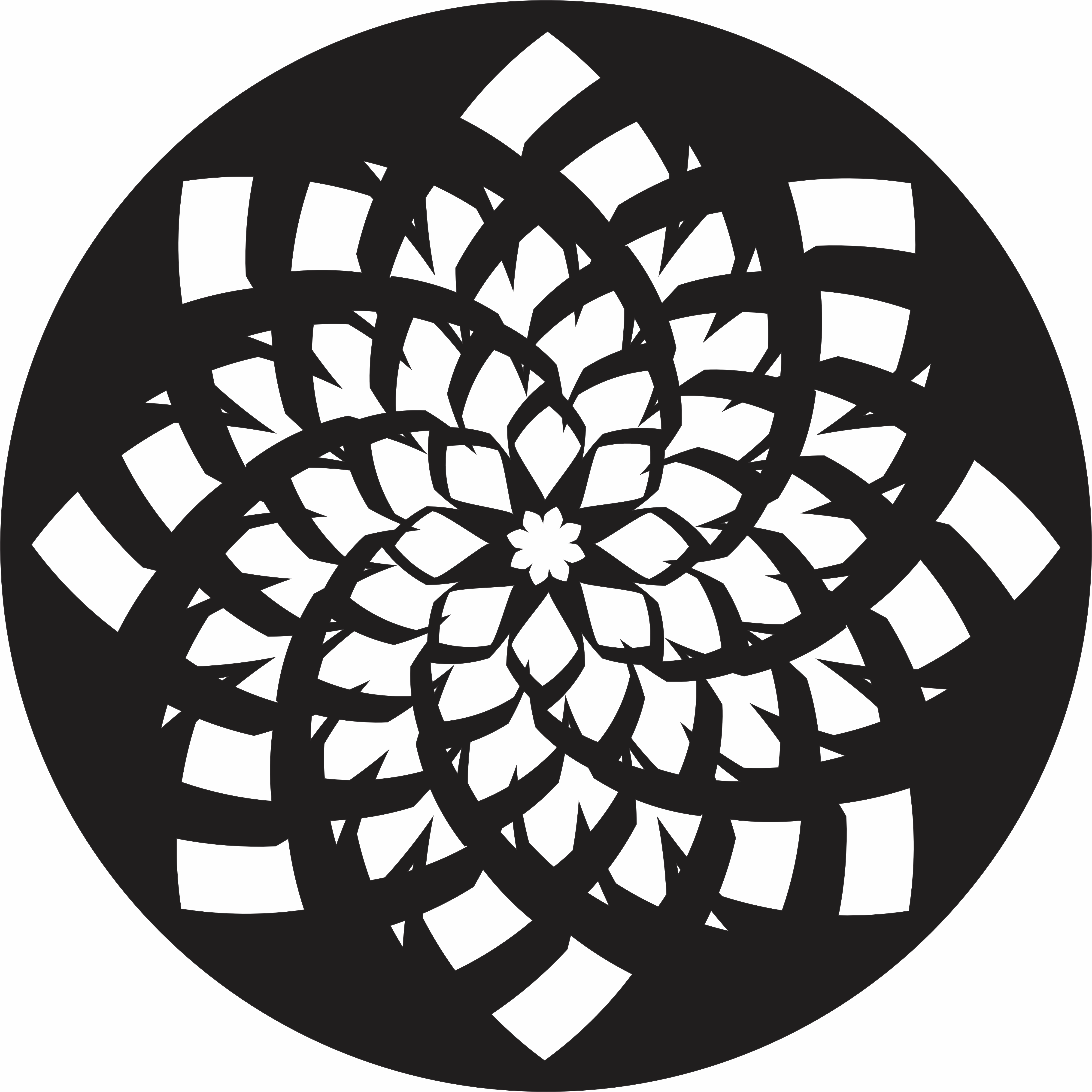 imagem do arquivo vetor para download Mandala Espiral