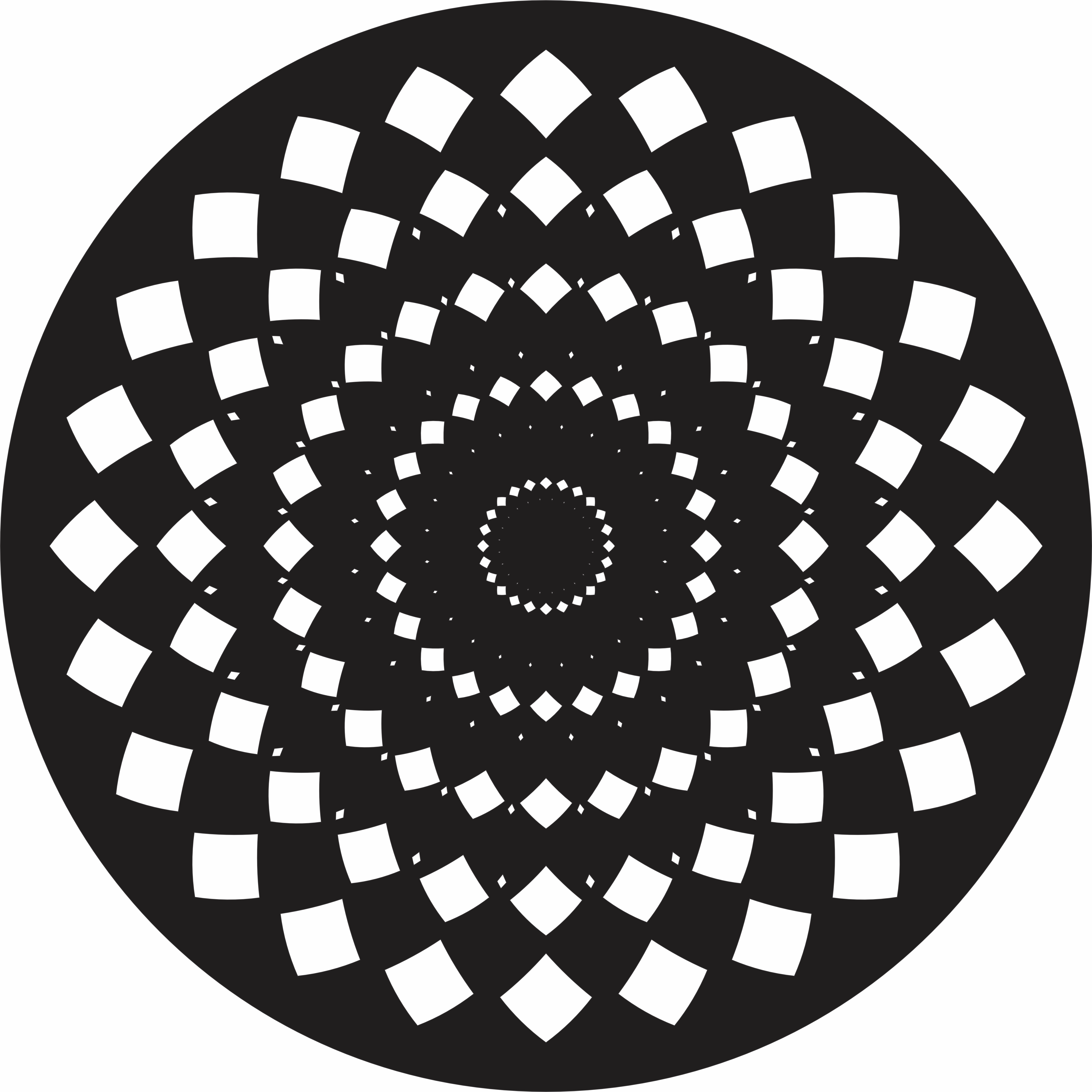 imagem do arquivo vetor para download Mandala Geométrica